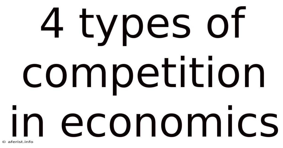 4 Types Of Competition In Economics