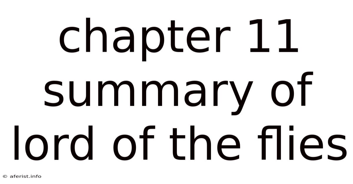 Chapter 11 Summary Of Lord Of The Flies