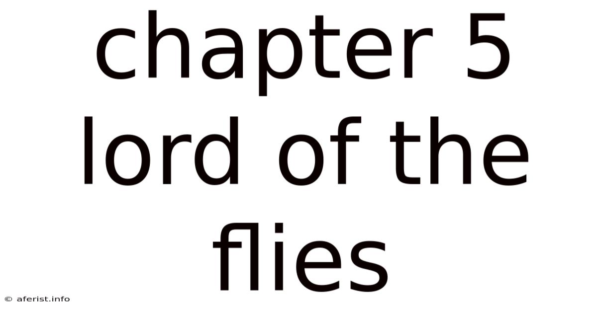Chapter 5 Lord Of The Flies