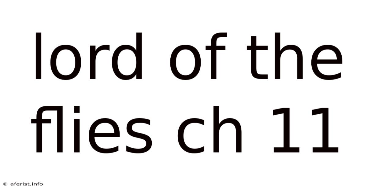 Lord Of The Flies Ch 11