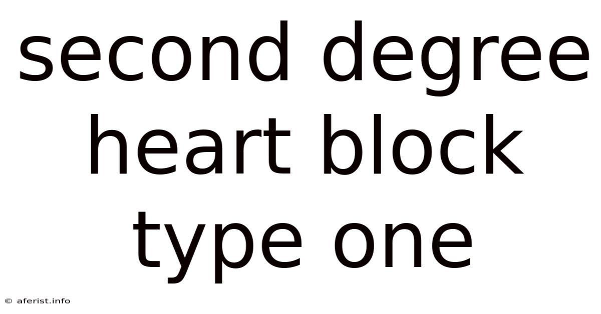 Second Degree Heart Block Type One