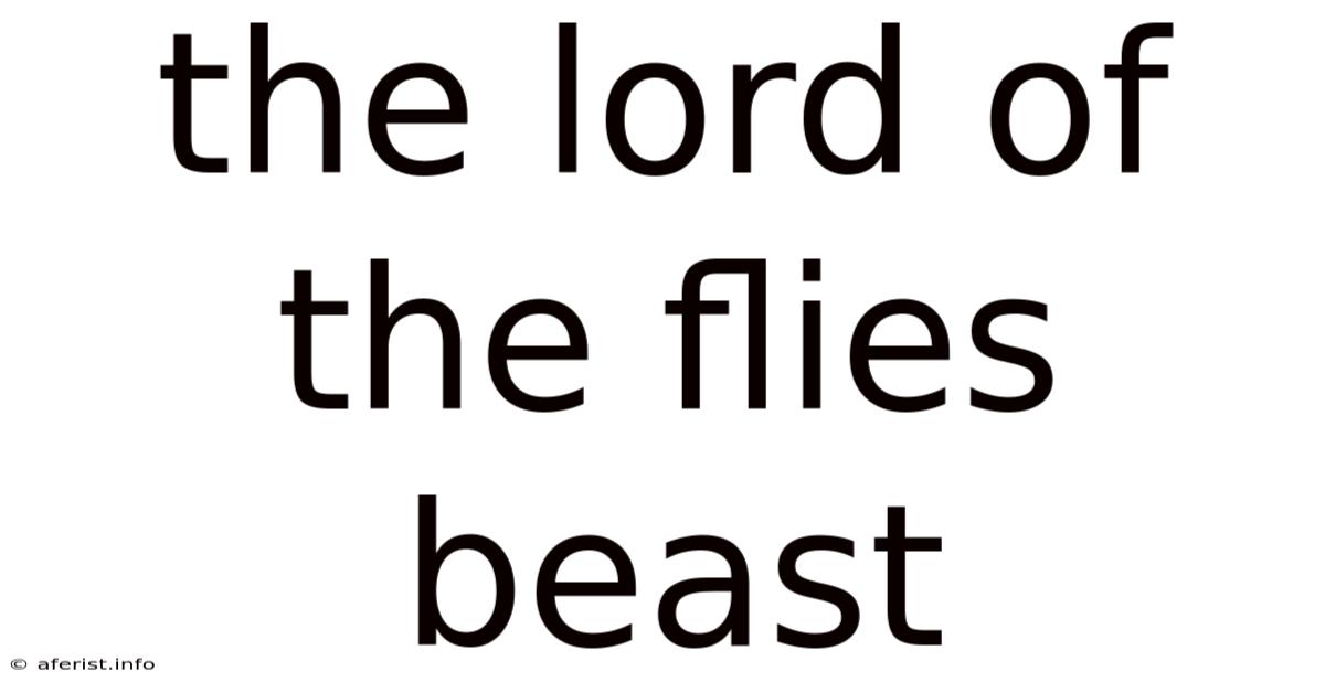 The Lord Of The Flies Beast