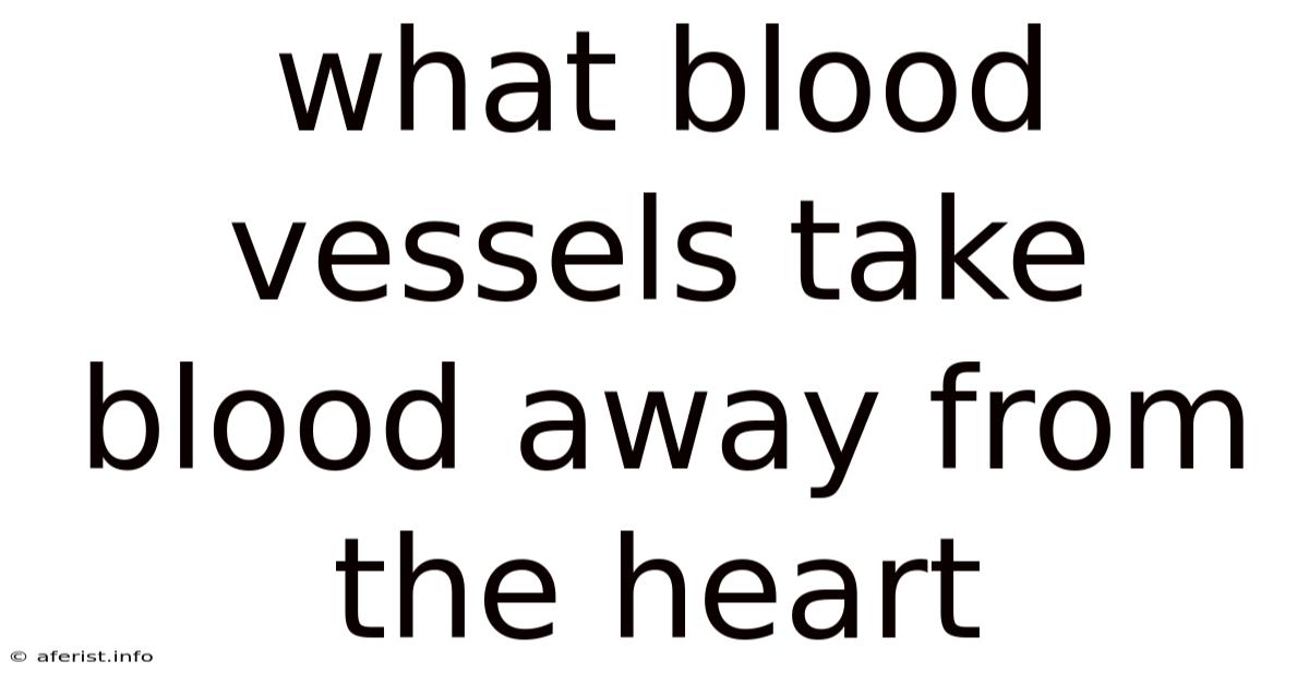 What Blood Vessels Take Blood Away From The Heart
