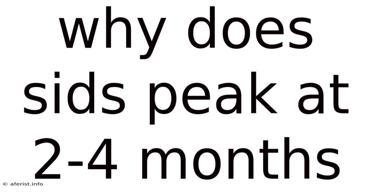 Why Does Sids Peak At 2-4 Months